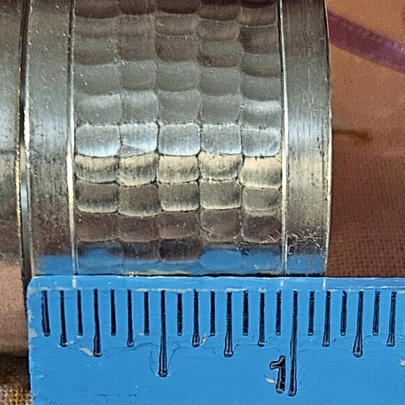 Very Vintage 70s-80s Selangor Pewter Co. Napkin Rings Set of 4 - Picture 10 of 11